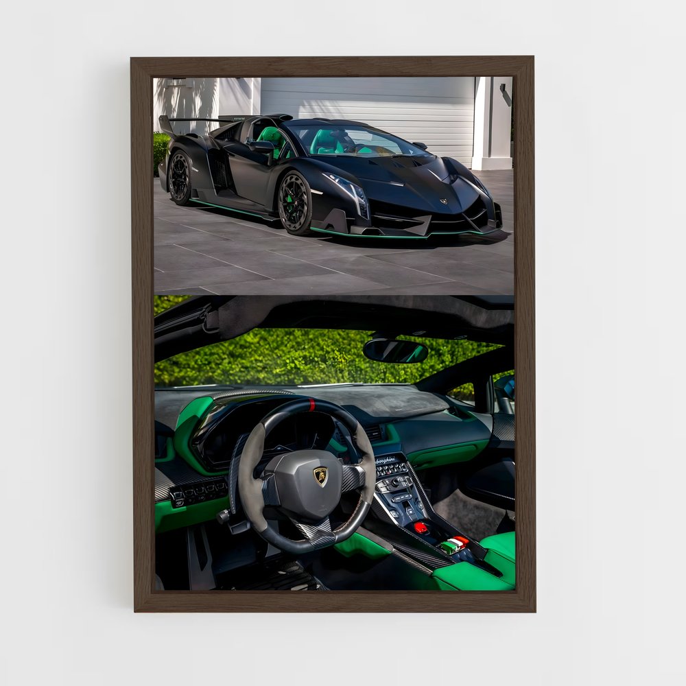 Poster Veneno Vitesse – affiche Lamborghini (vue 5)
